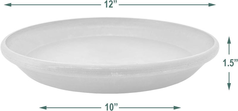 PSW AP30DC 12-Inch Dark Charcoal Saucer Drip for Indoor and Outdoor Flower Pots - Image 4